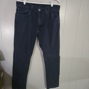 Levis 502 Regular Taper Jeans Mens 32x30 Dark Indigo All Seasons Tech Denim